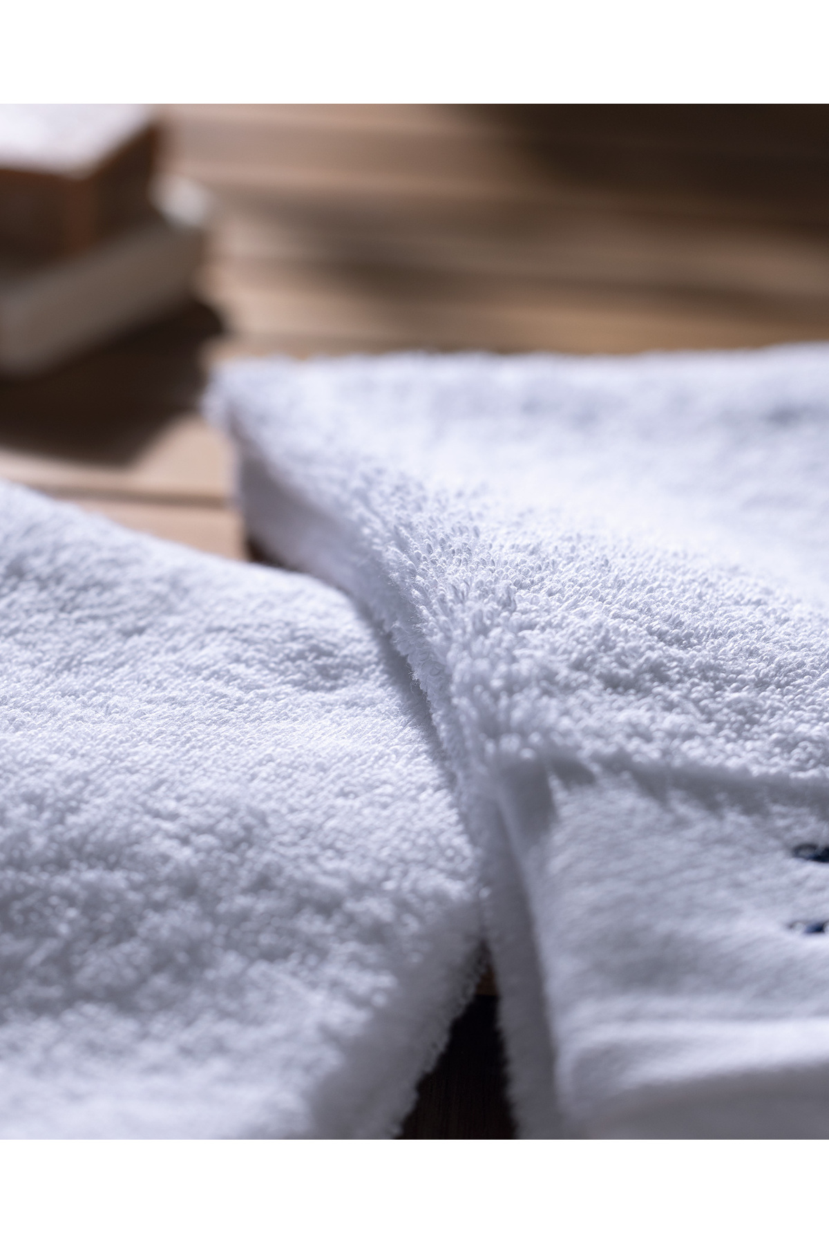 Madame Coco Avery 2'li %100 Pamuk El Havlusu - Beyaz - 30x50 cm - Görsel 3