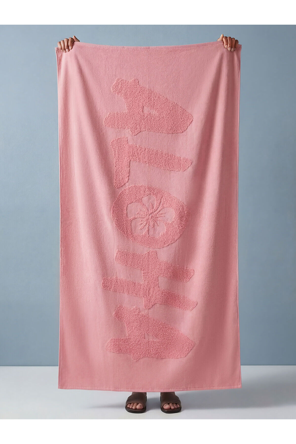 LC Waikiki Timeless Clothing & Zamansız Seçimler İşlemeli Kadın Plaj Havlusu 70x140 cm - Görsel 3