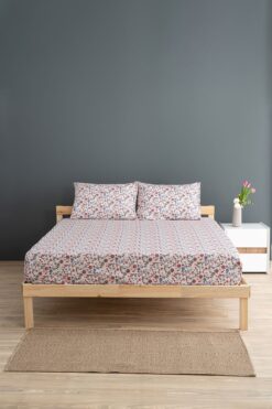 Soley | Liberty | %100 Pamuk Çift Kişilik 160 X 200 Lastikli Çarşaf Seti