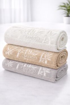 Bambulux Bambu El Havlusu 3'lü