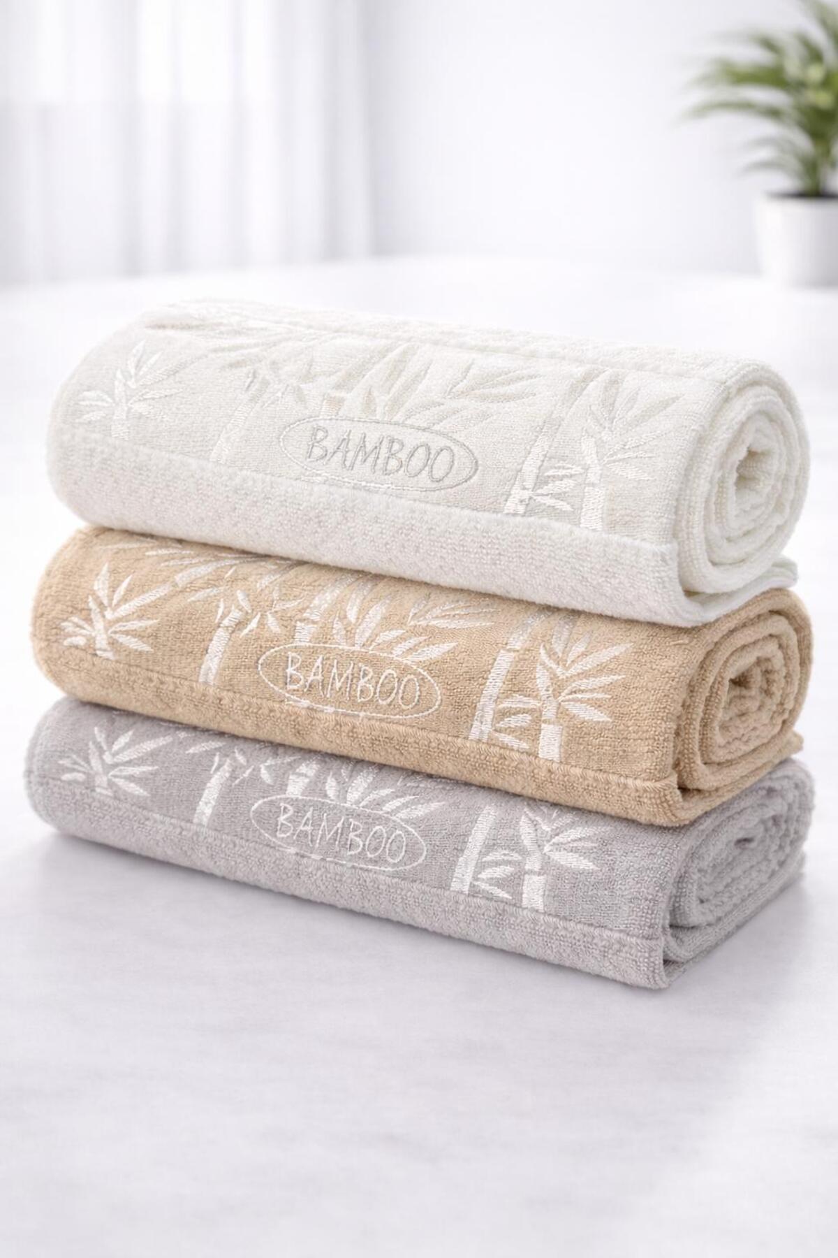 Bambulux Bambu El Havlusu 3'lü