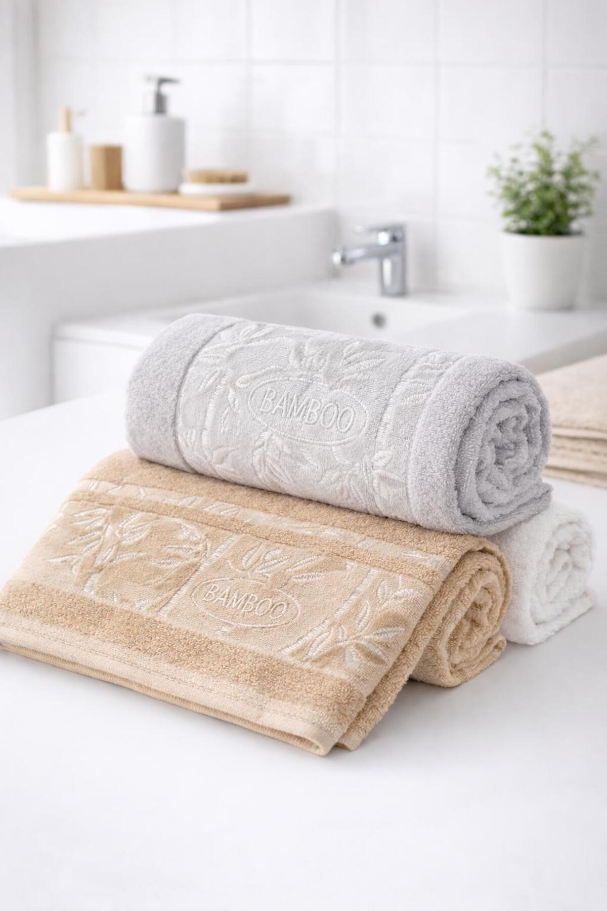 Bambulux Bambu El Havlusu 3'lü - Görsel 2