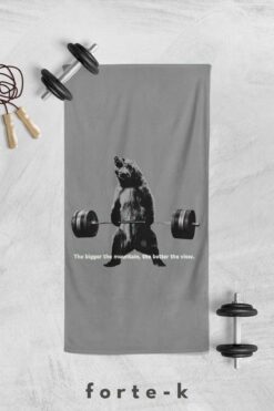 Genel Markalar Dijital Baskılı Sporcu Havlusu Fitness Towel - 50x100 cm