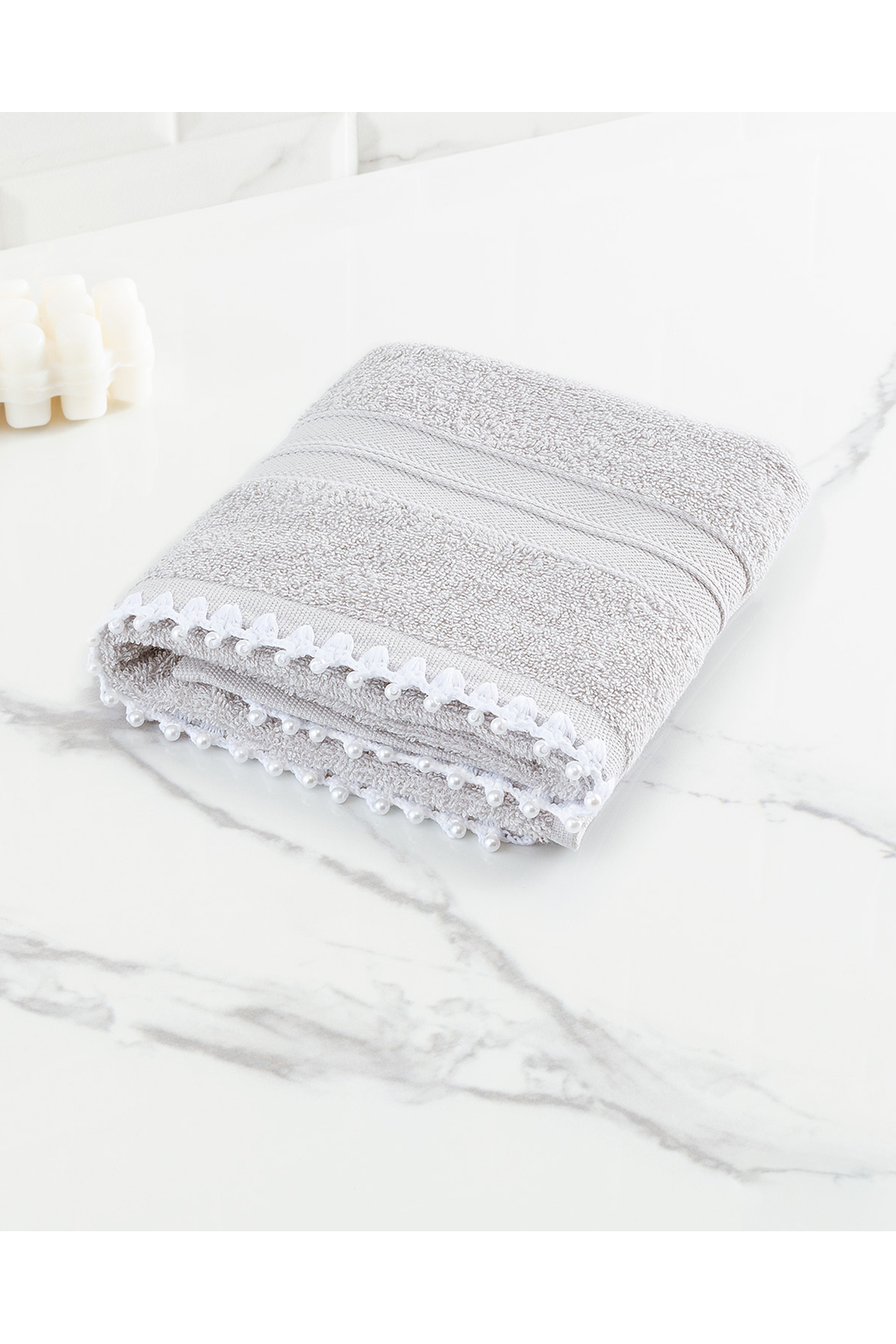 Madame Coco Marla Kroşeli Yüz Havlusu