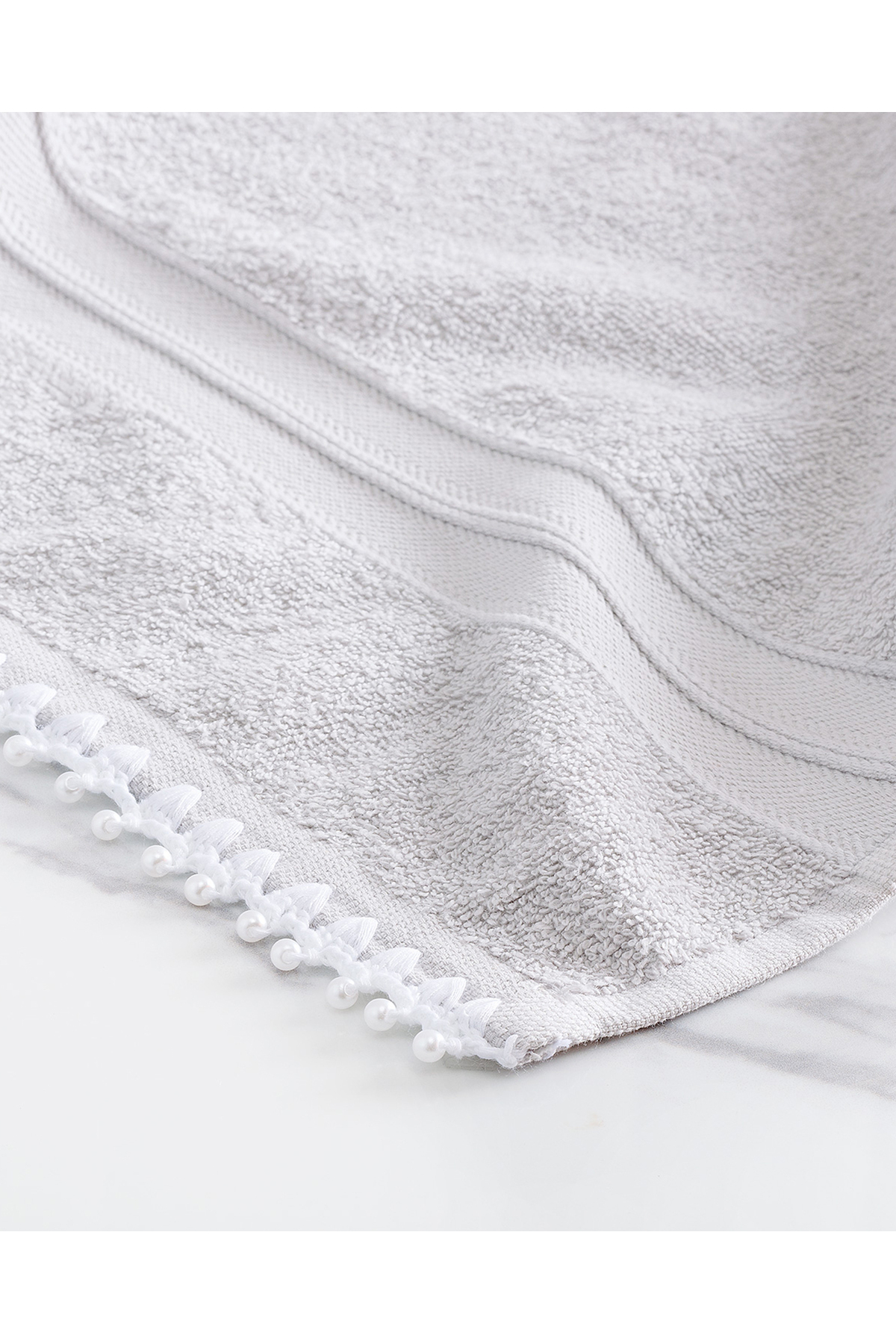 Madame Coco Marla Kroşeli Yüz Havlusu - Görsel 2