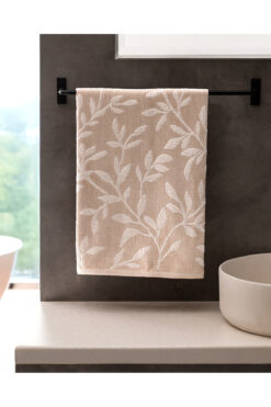 Madame Coco Clarisse Pamuklu Yüz Havlusu - Somon - 50x80 cm