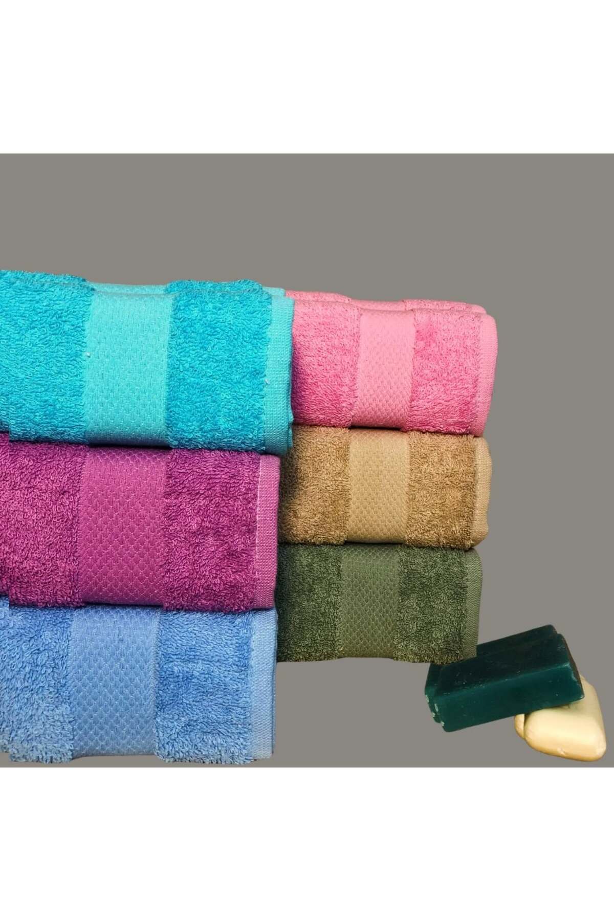 Bilmar Bukle Dray El Ve Yüz Havlusu 50 X 80 Cm x 6 Adet - Görsel 3