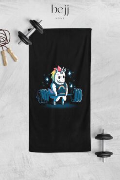 Genel Markalar Dijital Baskılı Sporcu Havlusu - Gym Towel - 50x100 Cm