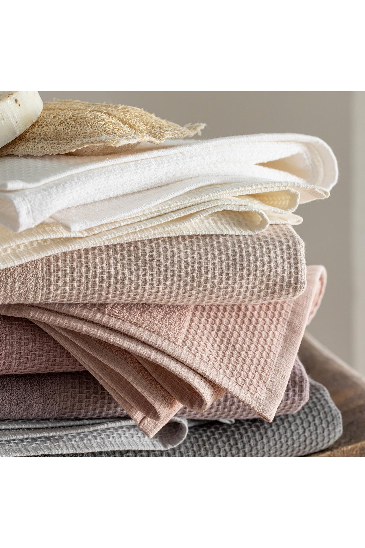 Chakra Sobeska %100 Pamuk Banyo Havlusu 70x140 cm KOYU SOMON - Görsel 2