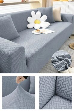 ARİFE HOME koltuk örtüsü tuğla desen koltuk kılıfı esnek yıkanabilir 3 kişilik bir adet sofa cover