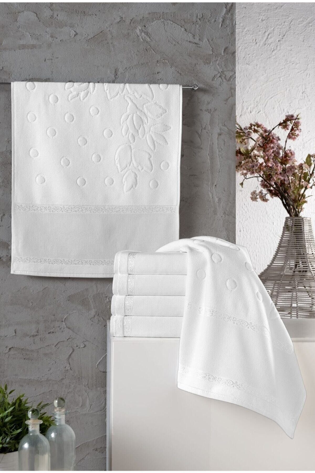 Fiesta Etamin Jakarlı 6lı Mutfak Havlusu 30x50