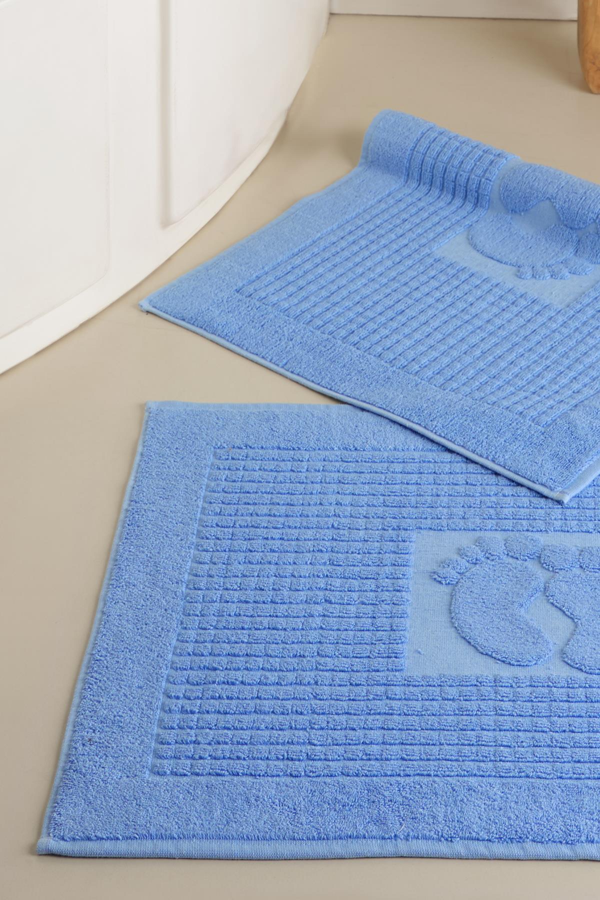 Zeynep Tekstil Mat | 2 Adet Ayak Havlusu, Banyo Paspası, Havlu Paspas - Görsel 2