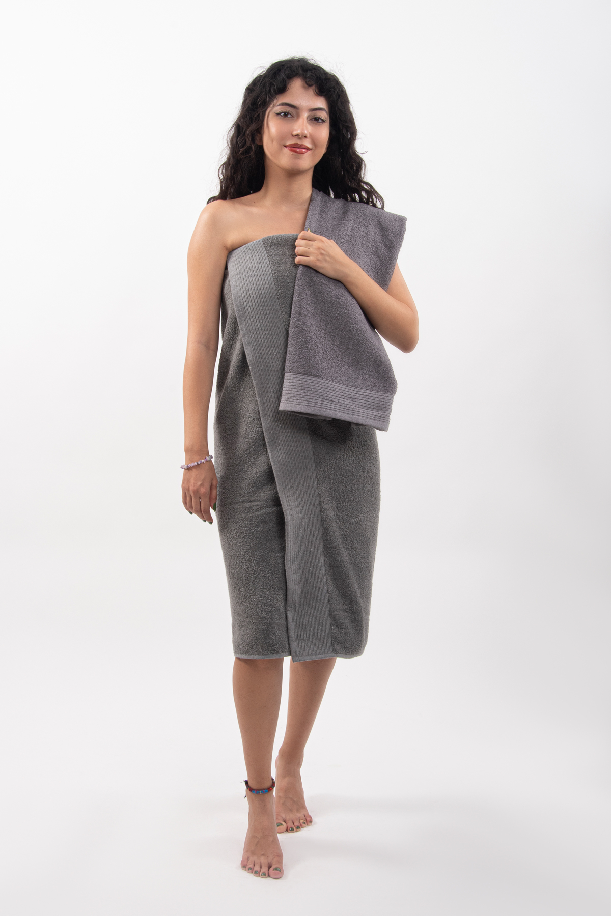 Güvenal Duru 2 Li Banyo Havlu Seti | Havlu | Havlu Takımı | Hamam Takımı | Çeyiz Havlusu - Görsel 3