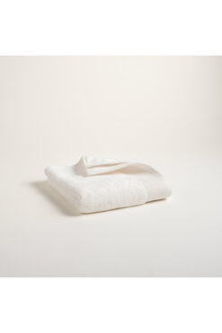 Zsa Zsa Zsu Solıd Bordürlü Pamuk %100 Pamuk Yüz Havlusu 50x90 Cm Ekru