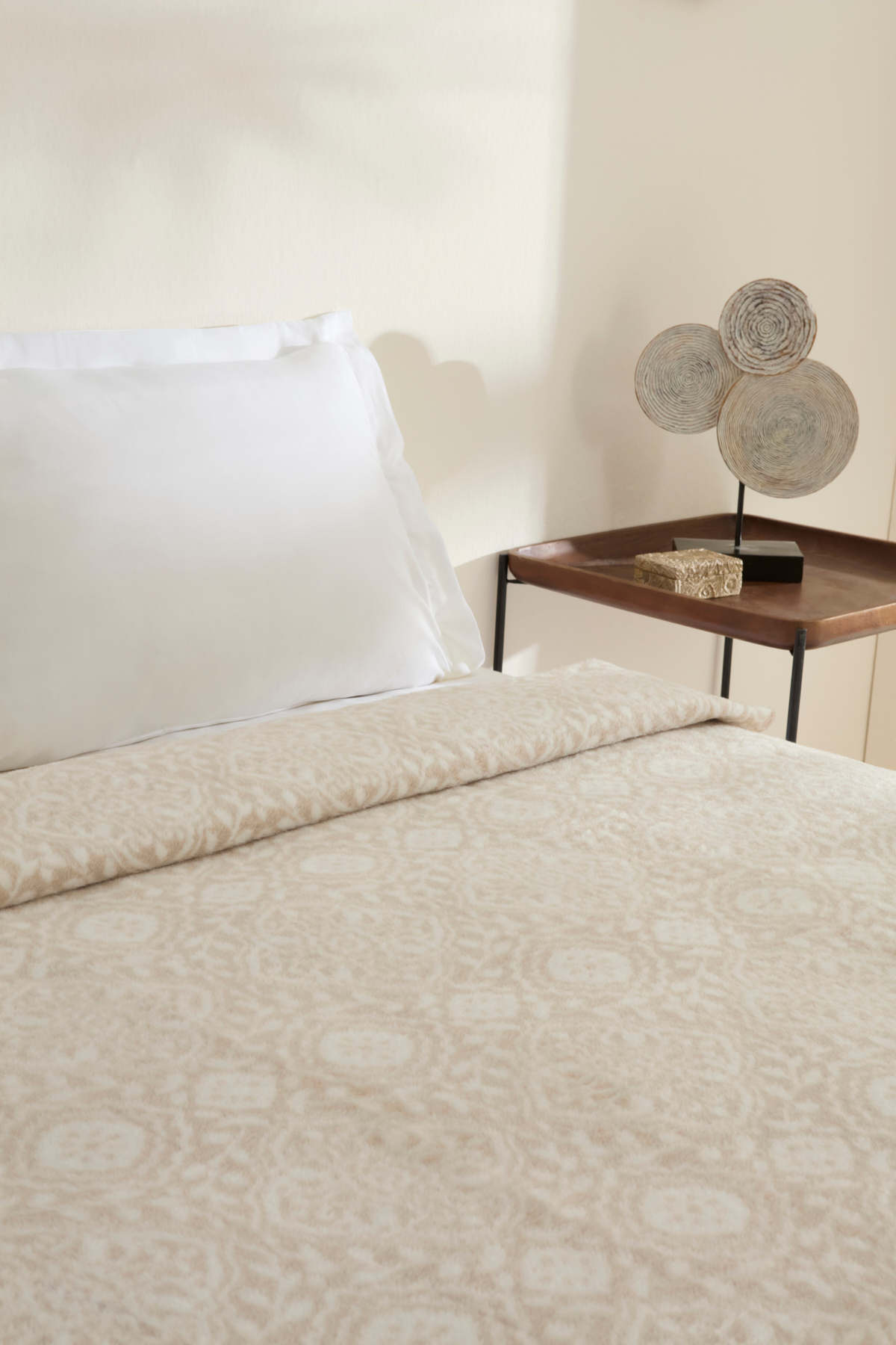 Karaca Home Ansel Çift Kişilik Akrilik Battaniye Açık Kahve - Görsel 3