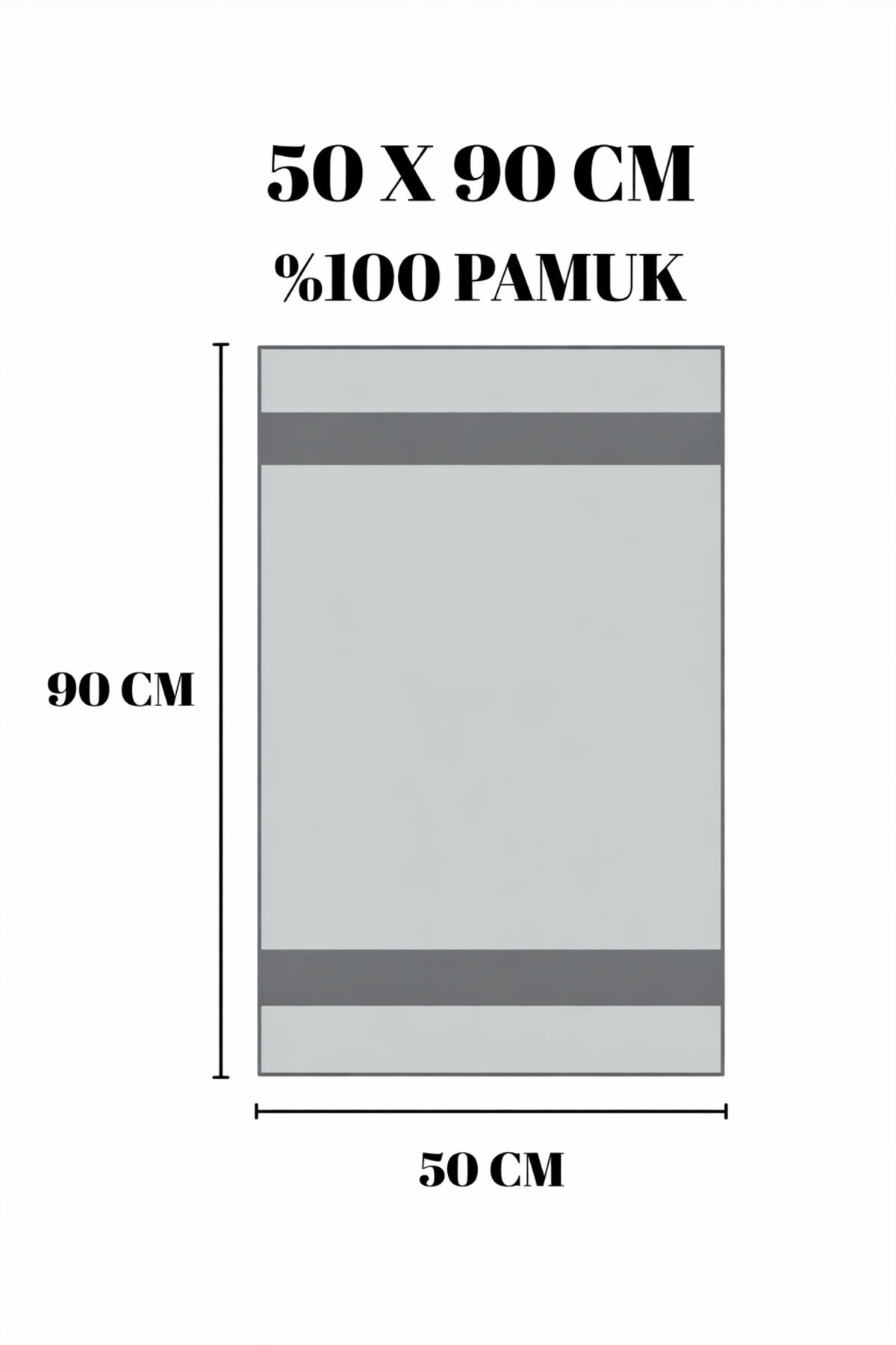 LİNDENİ HOME BANYO HAVLUSU EL HAVLUSU YÜZ HAVLUSU %100 PAMUK 50*90 CM - Görsel 2
