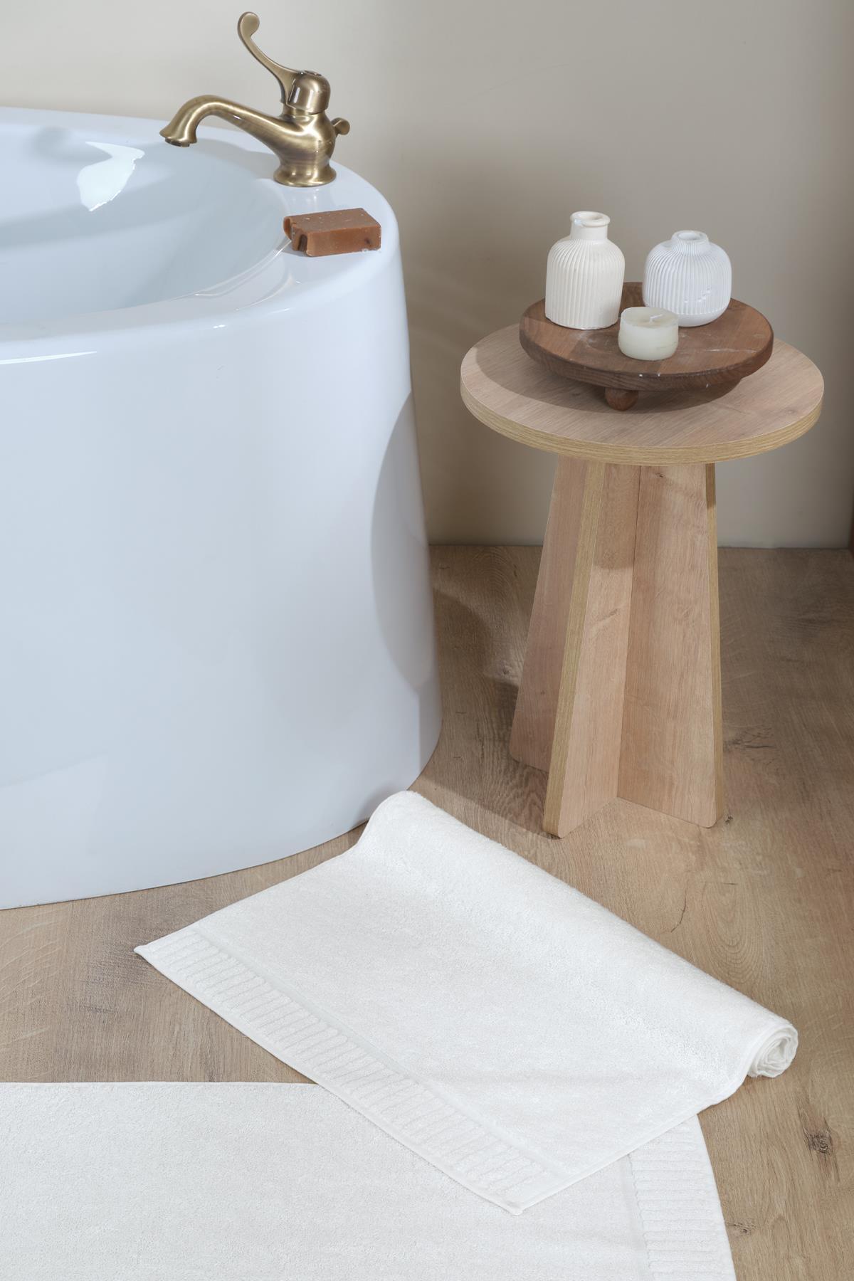 Zeynep Tekstil Tyen| 2 Adet Ayak Havlusu, Banyo Paspası, Havlu Paspas - Görsel 3