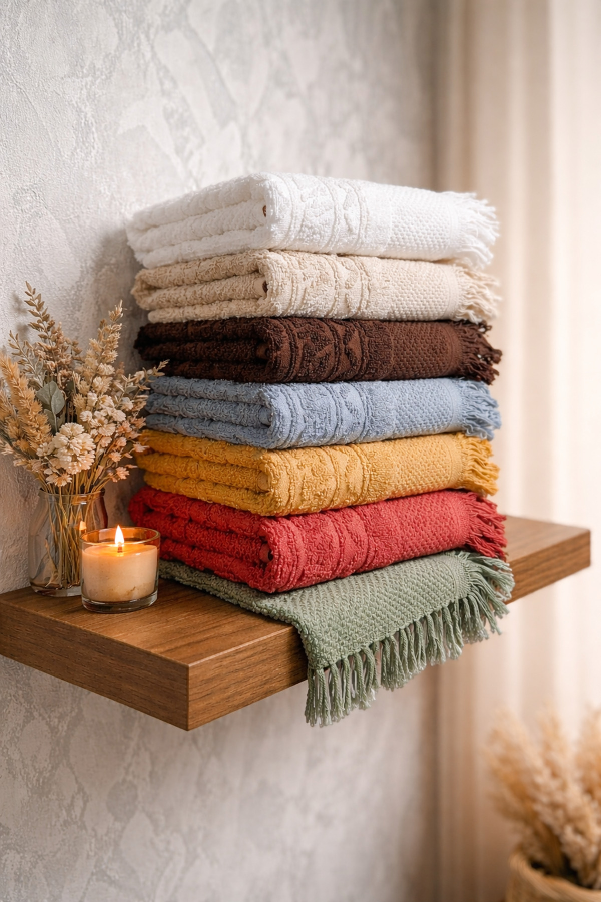 Peacock 6 Adet Ultra Yumuşak Premium Havlu Seti (275gr) %100 Pamuk - Görsel 2