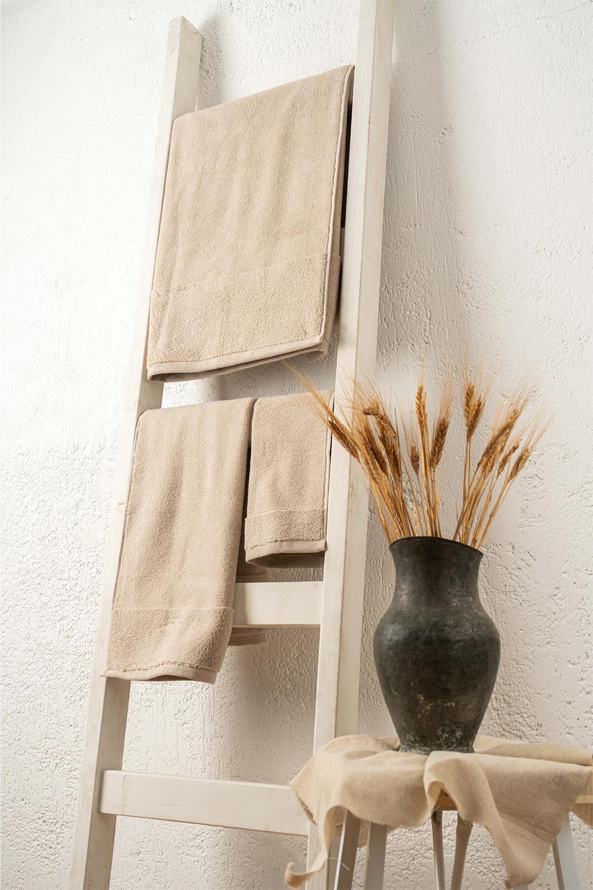 Soley | Hermoso | %100 Pamuk 2'li El / Yüz Havlusu Seti - Görsel 3