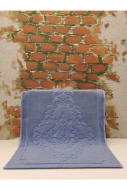 Özdilek Ornament Ayak Havlusu 2 Adet- Koyu Mavi