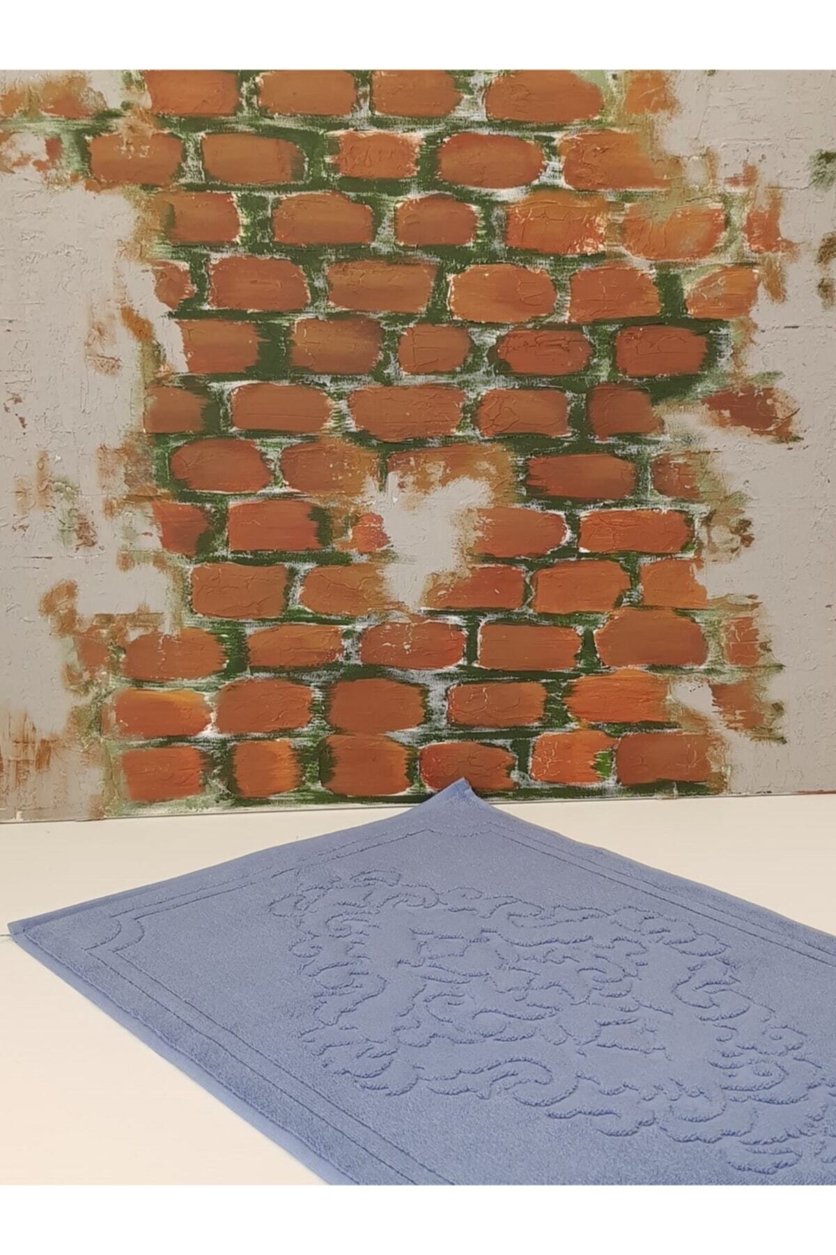 Özdilek Ornament Ayak Havlusu 2 Adet- Koyu Mavi - Görsel 2