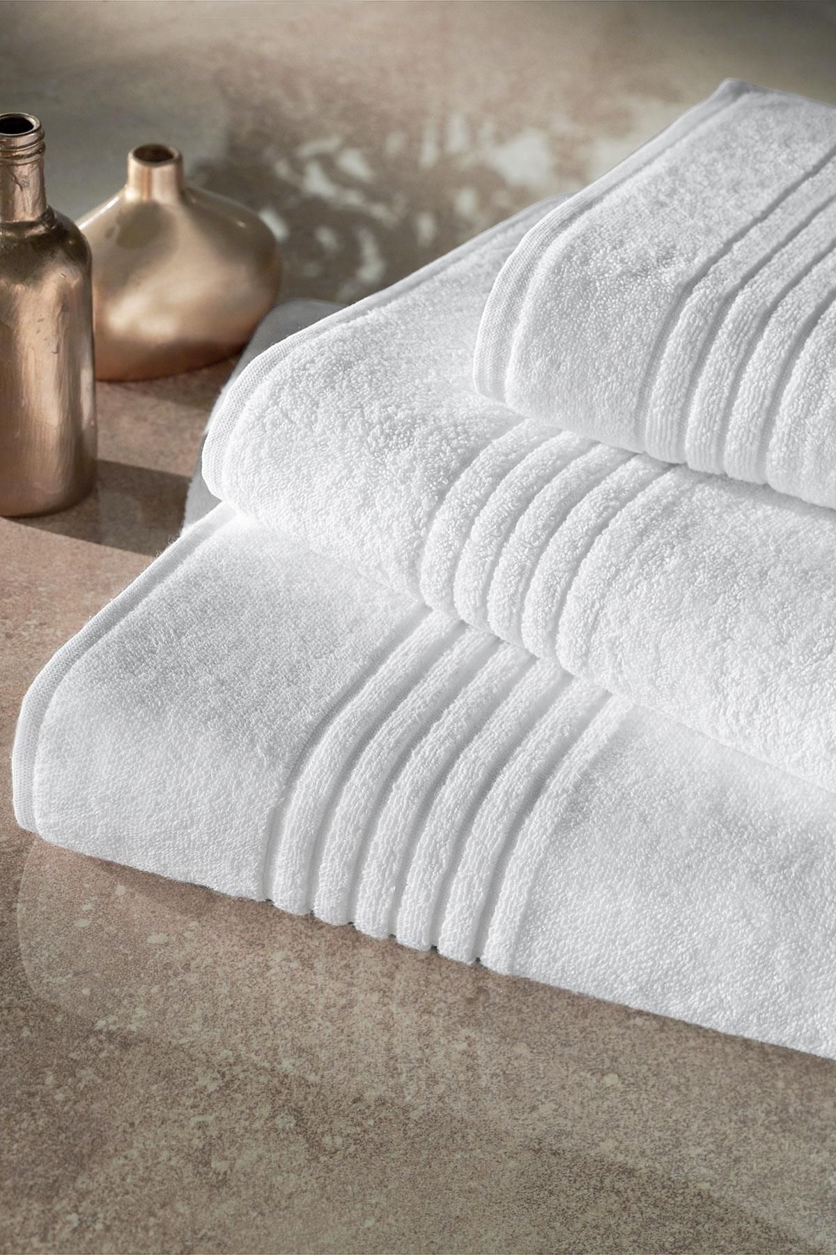 VAROL 2 Adet Kronos Serisi Otel Banyo Havlusu 70x140 600gr