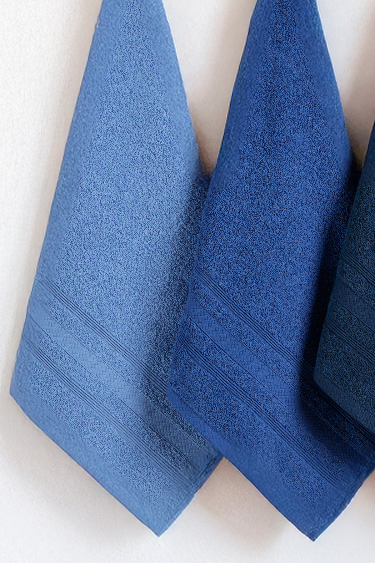 DNZGÜLCAN Ada 4'lü Havlu Seti El Havlu Yüz Havlu %100 Pamuk 30X50 cm - Görsel 3