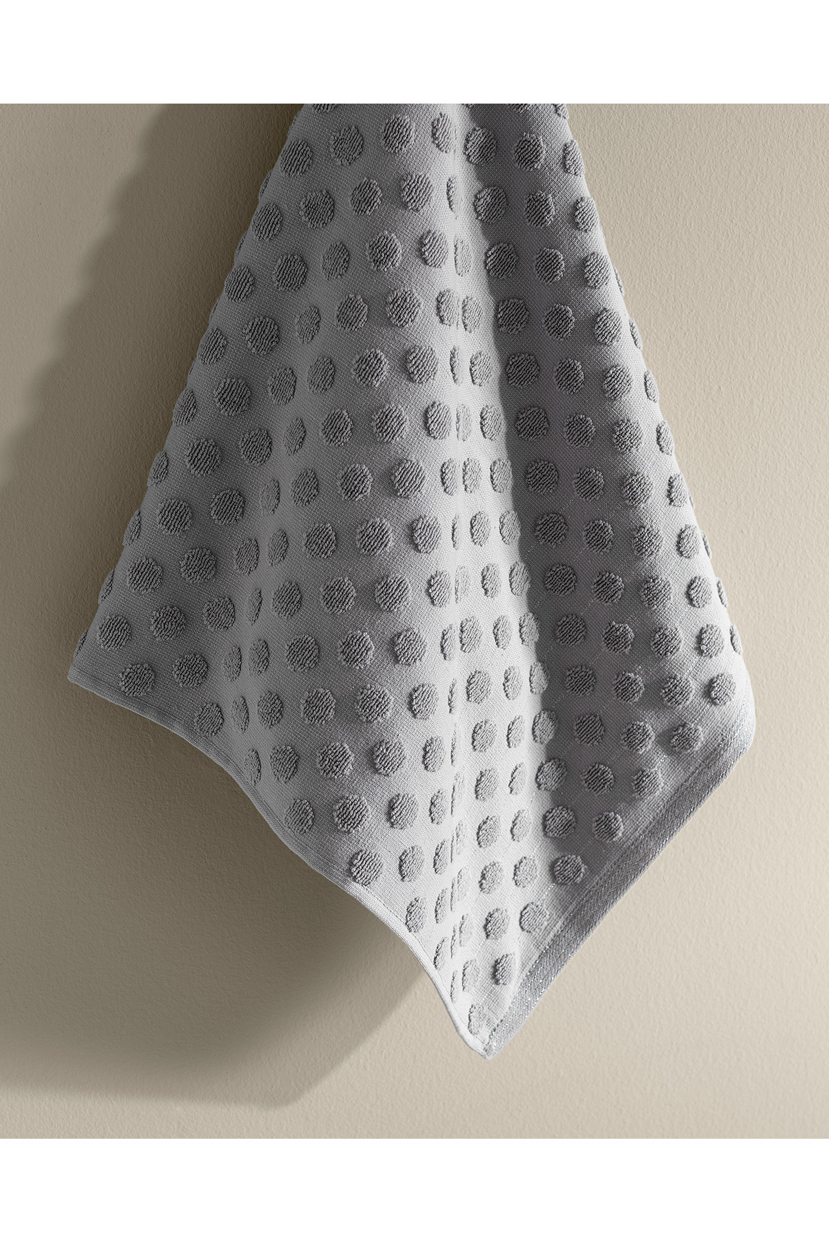 Madame Coco Puanty %100 Pamuk Yüz Havlusu - Gri - Görsel 3