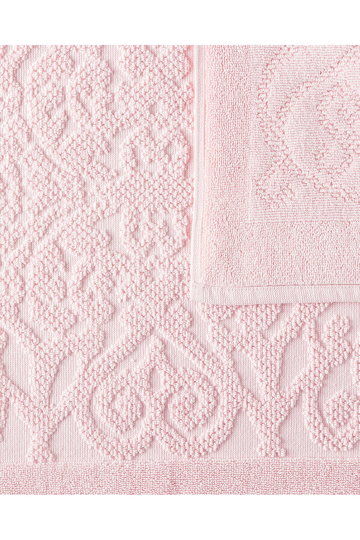 Madame Coco Berthe Ayak Havlusu - Pudra - 50x70 cm - Görsel 2
