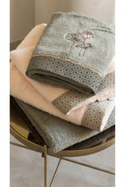 Havlu Denizi Ev Tekstil Ürünleri Nakışlı bambu banyo havlusu