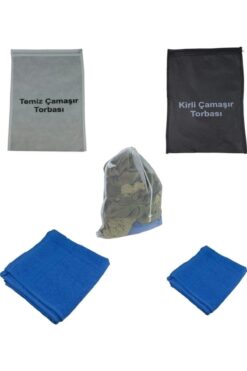 Genel Markalar Acemi Ve Bedelli Asker Malzemesi El Yüz Banyo Havlusu 5 Parça Set