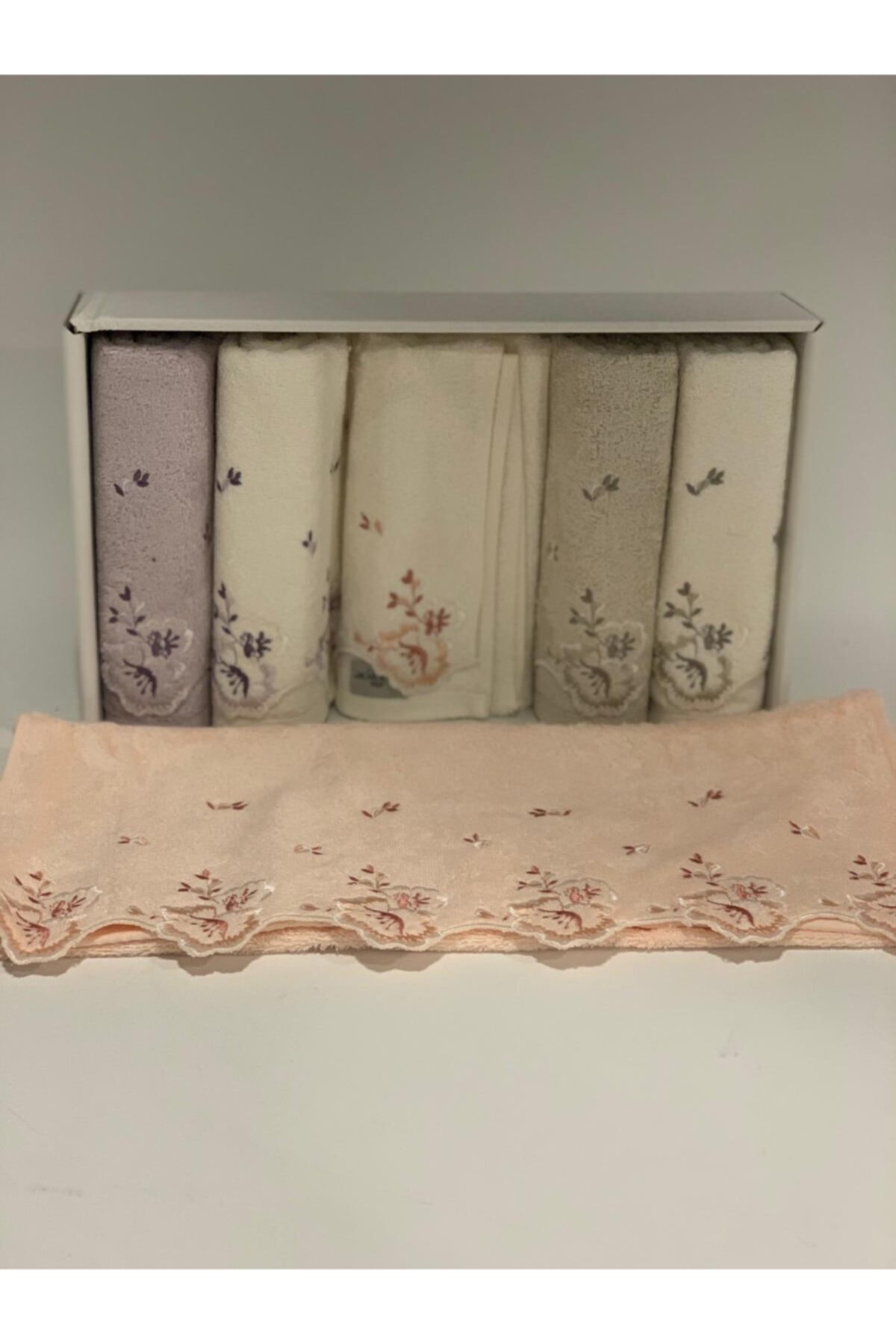 MARİBOR HOME Pedra Premium Bambu Havlu Seti 6'lı