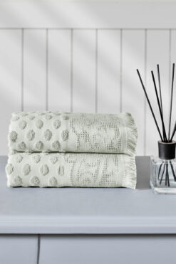 Özdilek Mistico El ve Yüz Havlusu 50x90 cm Yeşil