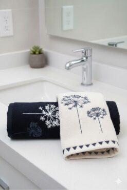 Özdilek Erba Seca/bej-siyah 2li Havlu