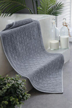 neşe home collection Eva 50x75 cm Gri Ayak Havlusu