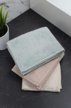 Class Bambu Havlu Seti 3lü 50x85 cm El-Yüz Havlusu Eponge V2