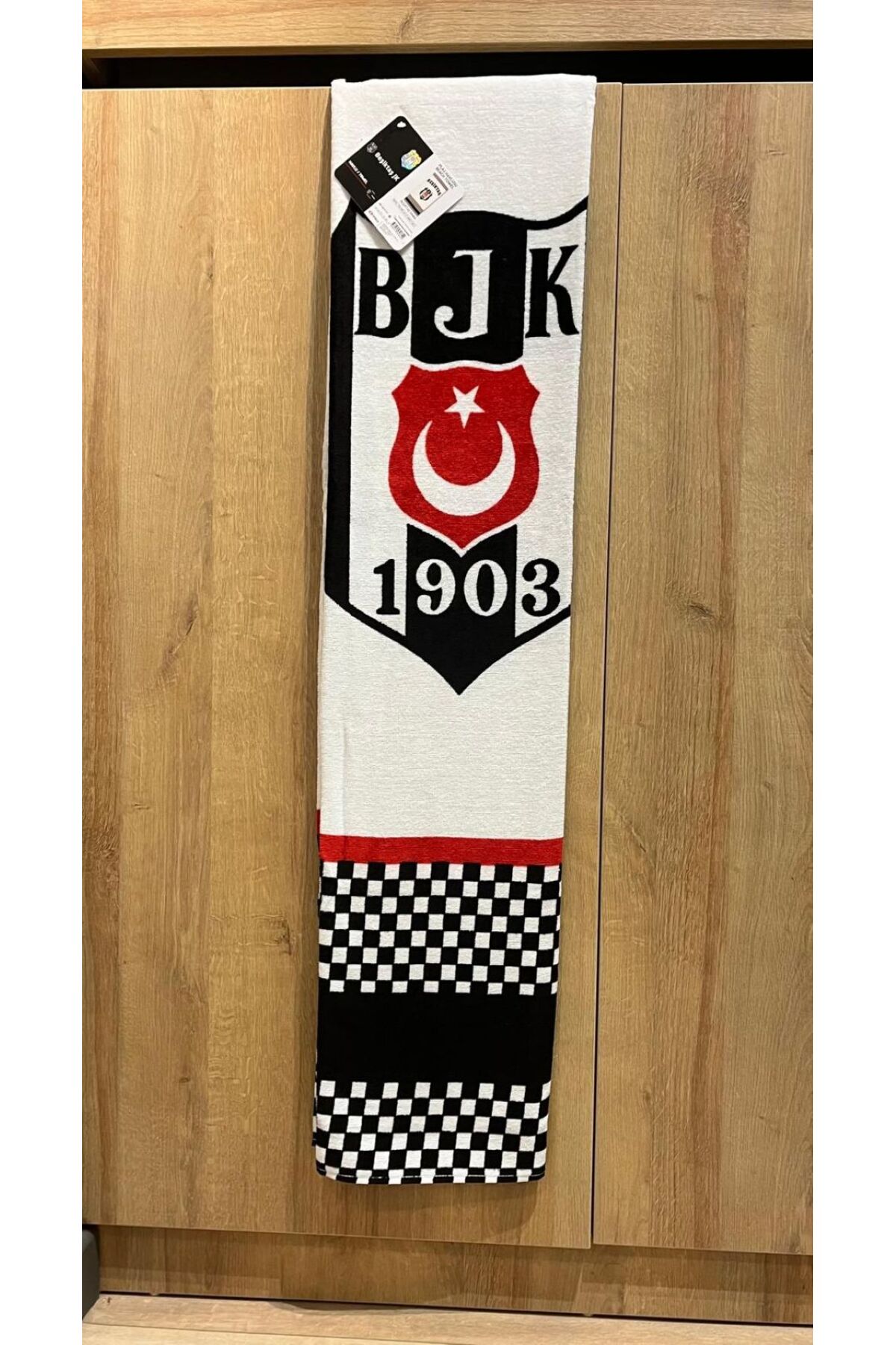Taç Lisanslı Beşiktaş Dama Plaj Havlusu - Görsel 2
