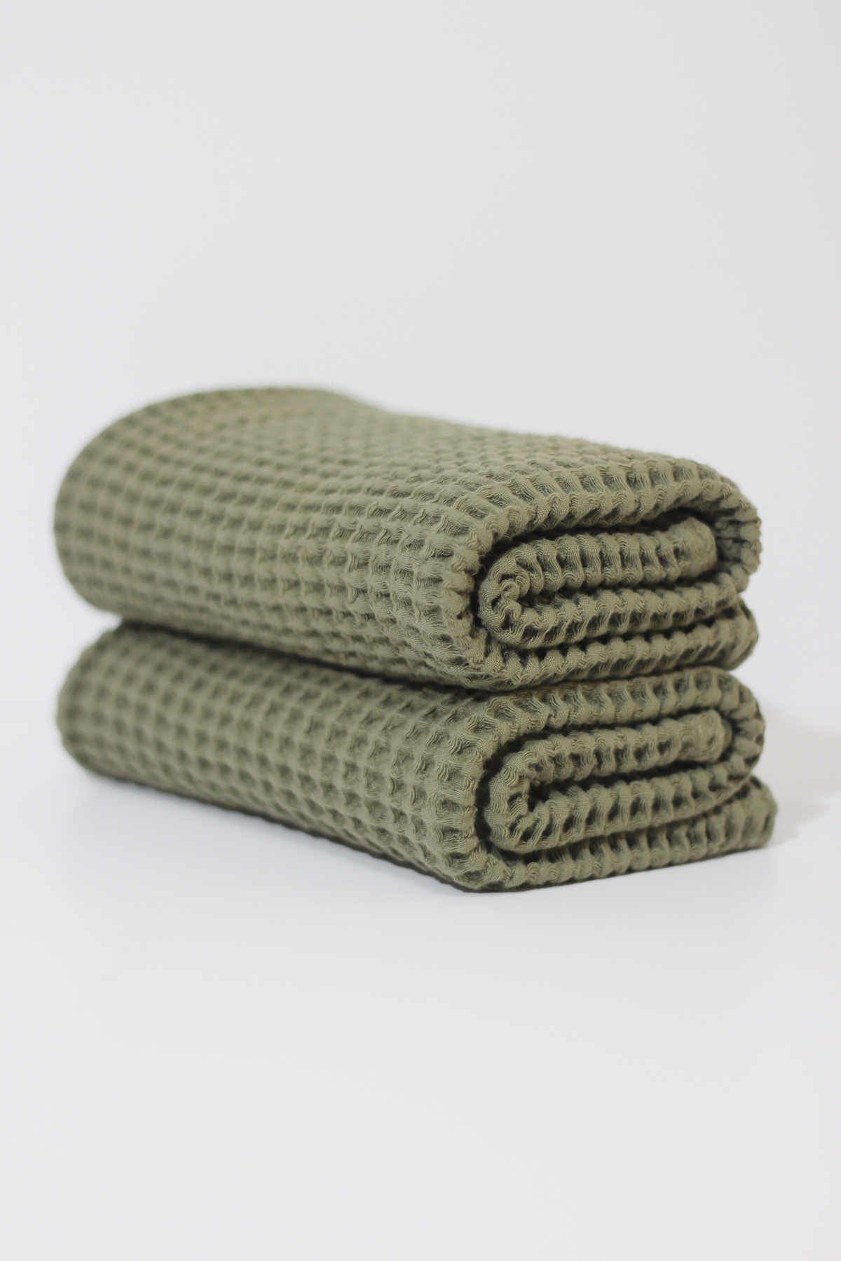 Moada %100 Pamuk Waffle El ve Yüz Havlusu Seti 2’li 50x90 cm – Ekstra Yumuşak, Ekstra Emici, Doğal Havlu - Görsel 2