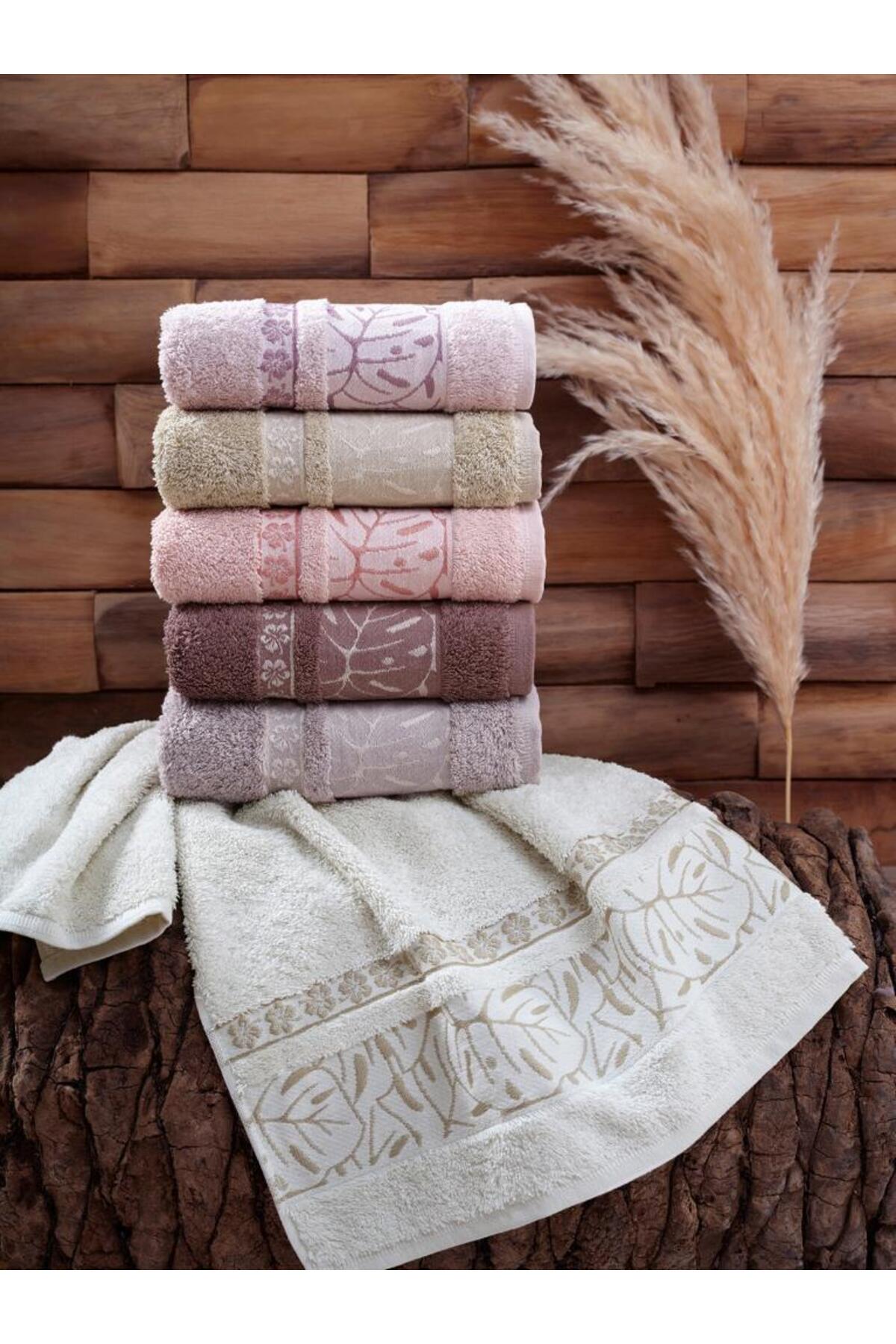 Şıkel 70x140 Banyo Havlusu 6'lı Cotton Hazan