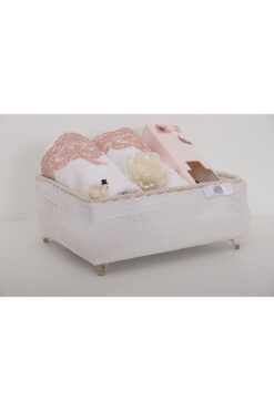 Finezza Grandmax Kadife Havlu, Oda Kokusu,aksesuar,sandık Set 6 Prç Krem -1312