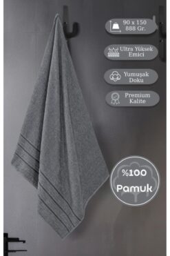 Karna Home Banyo Havlusu Tekli Dora 90x150 cm Yüksek Emici