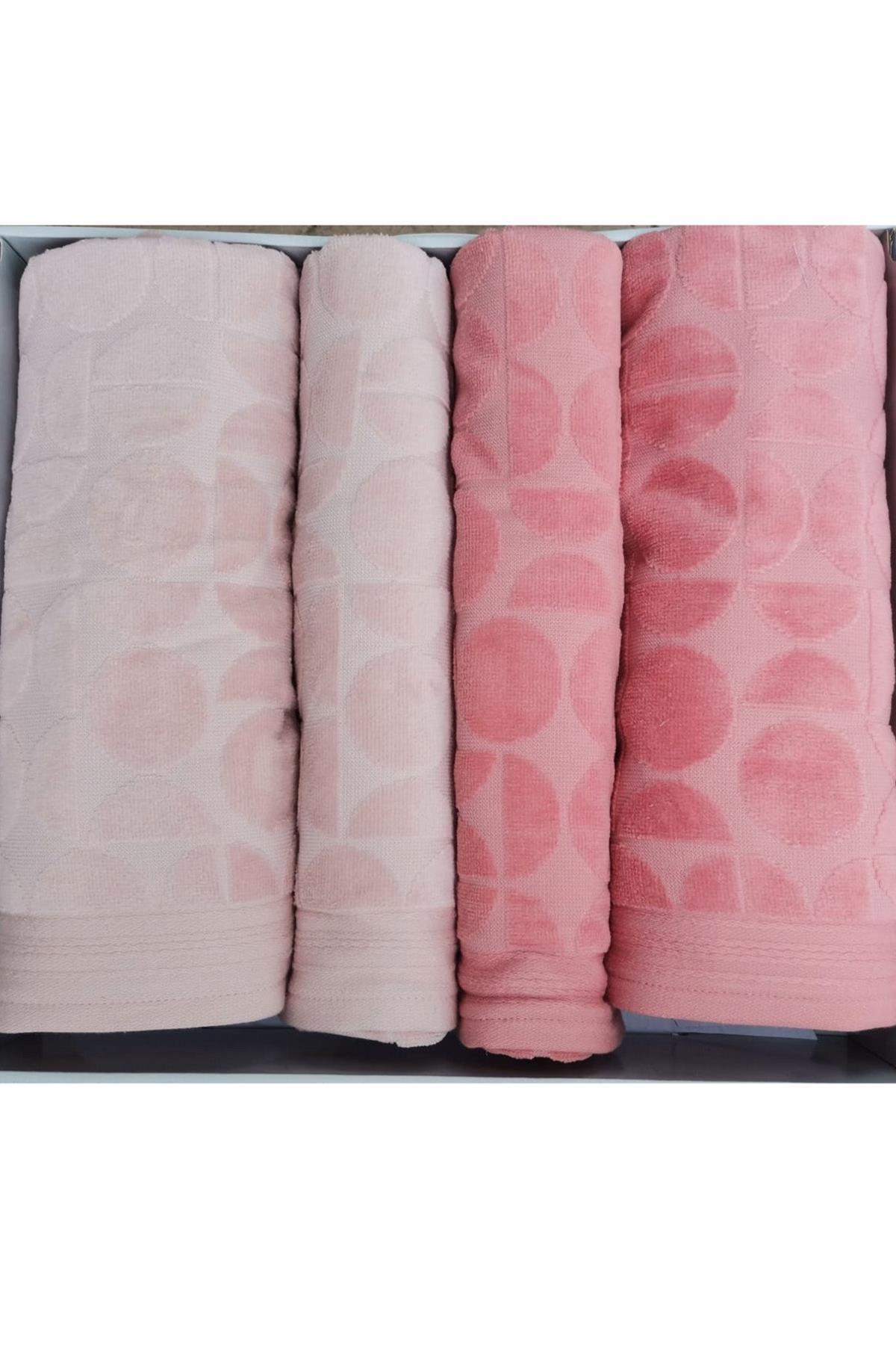 Özdilek Circular Best Set (HAMAM TAKIMI) Kiremit-bej