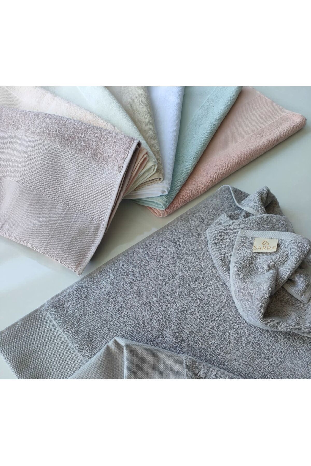 sarra 50x90 Kapama Etamin Havlu - Krem - Görsel 2