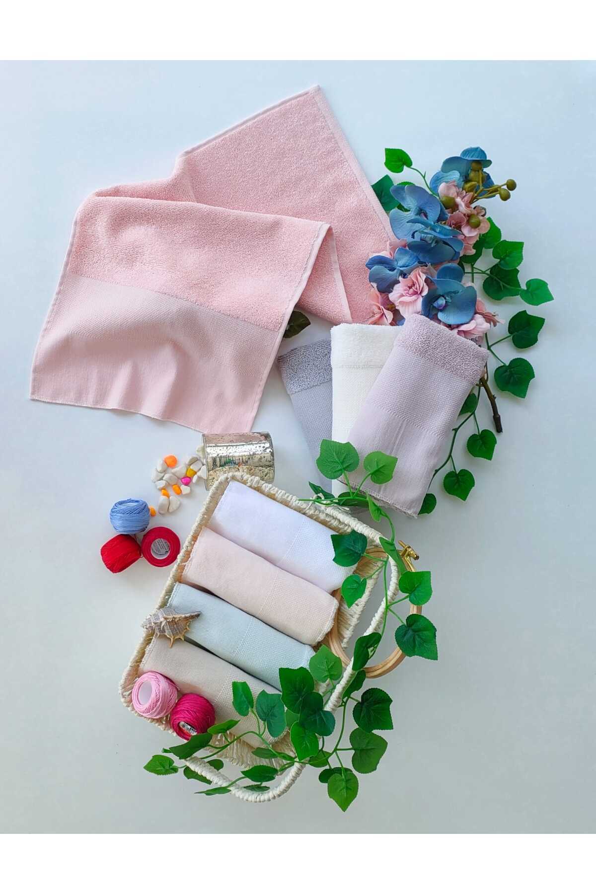 sarra 50x90 Kapama Etamin Havlu - Krem - Görsel 3