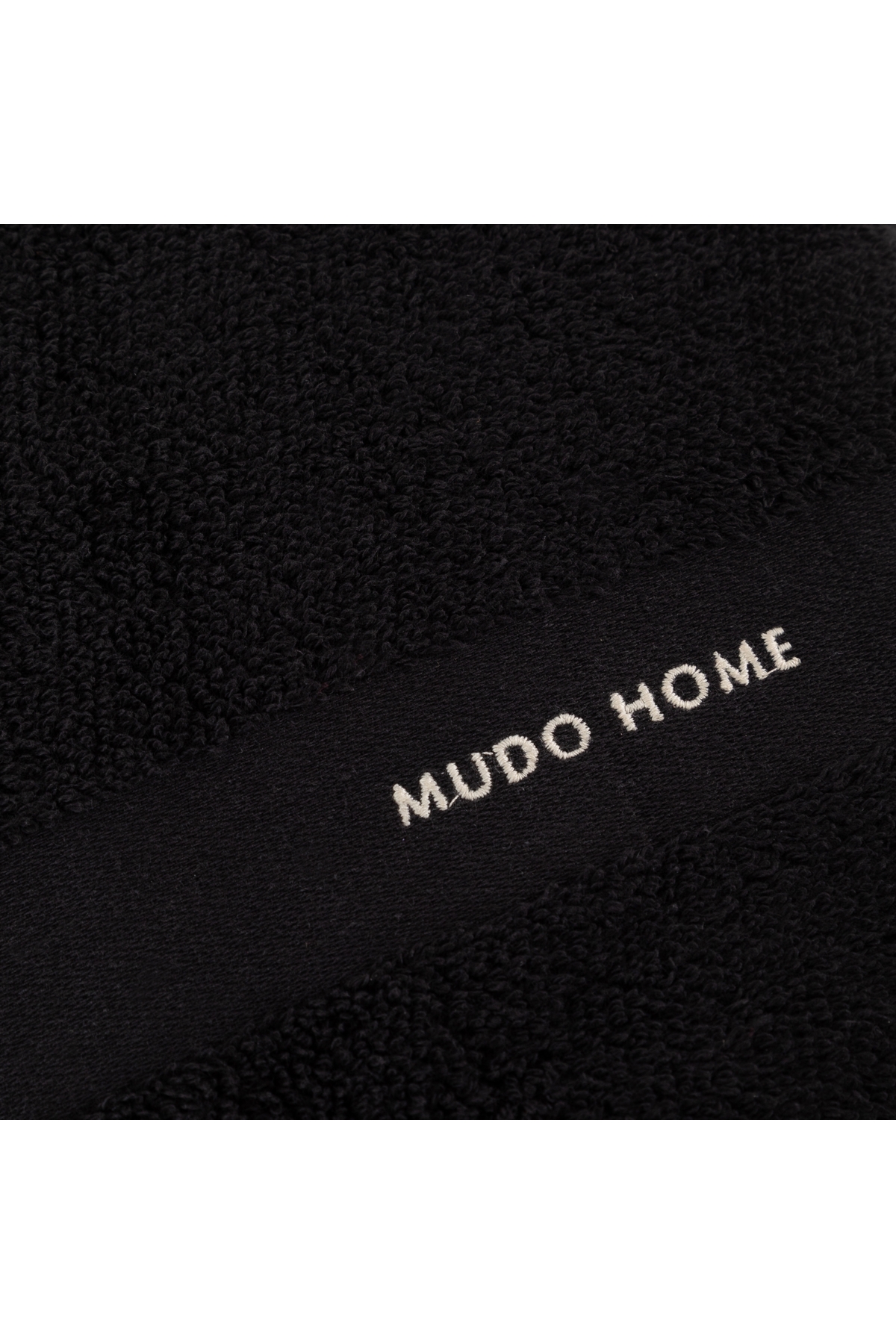 Mudo Concept YÜZ HAVLUSU SİYAH 50X80 - Görsel 3
