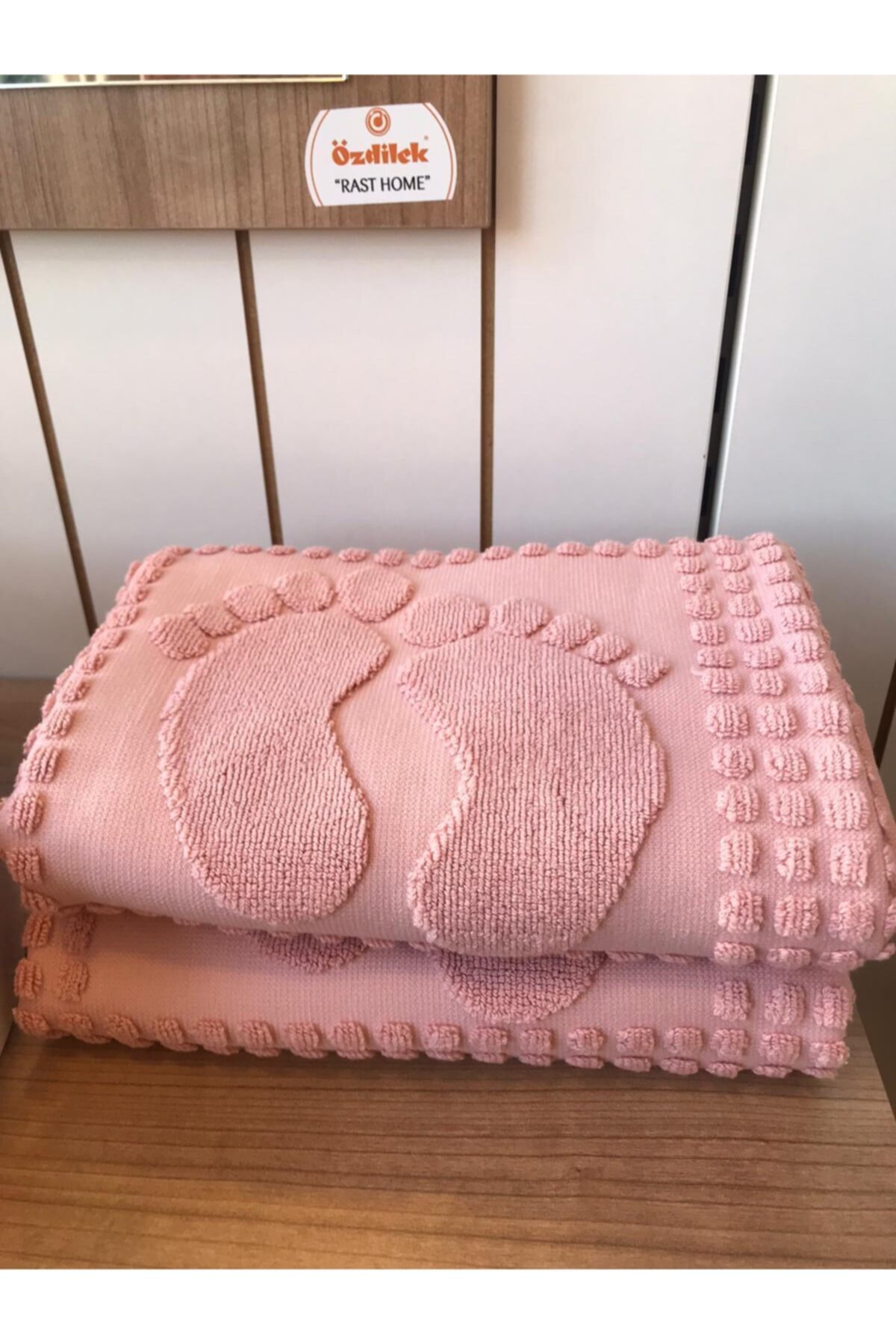 Özdilek Banyo Ayak Havlusu 2'li(pudra) - Görsel 2