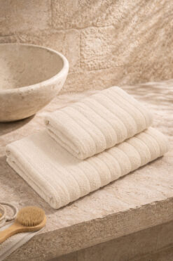 Casnack Violeta Model 2'li Banyo Havlu Seti