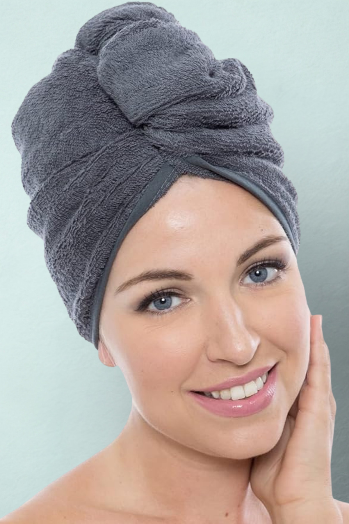 Cottexo Kalın Saç Havlusu Plaj Deniz Havuz Bonesi Kurulama Banyo Saç Kurutma Baş Havlusu