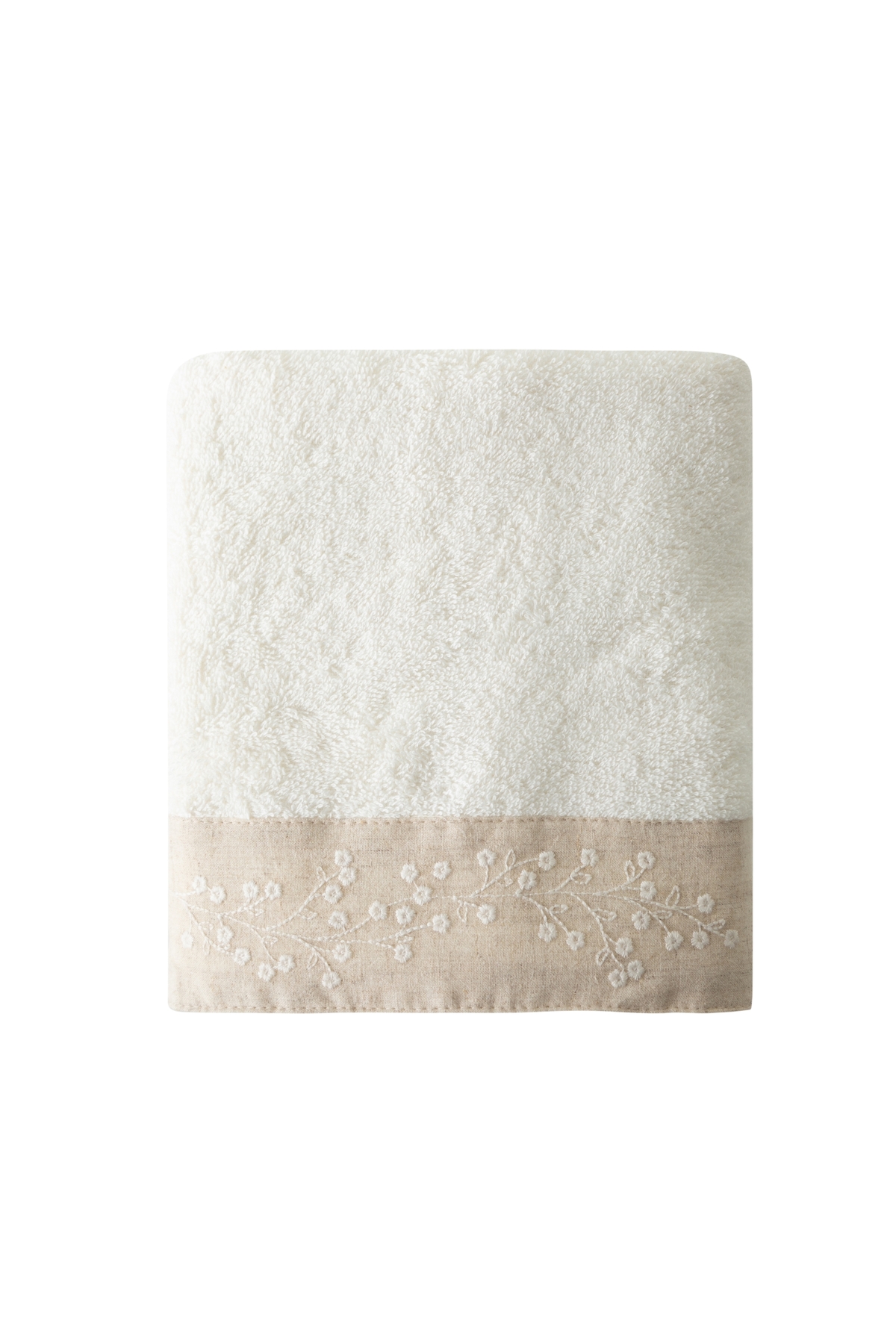 Mudo Concept LAIA KREM YÜZ HAVLUSU 50X80 - Görsel 2