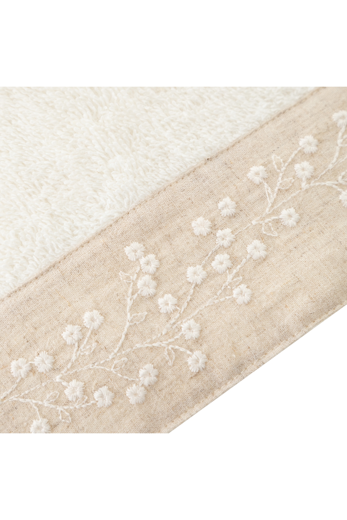 Mudo Concept LAIA KREM YÜZ HAVLUSU 50X80 - Görsel 3